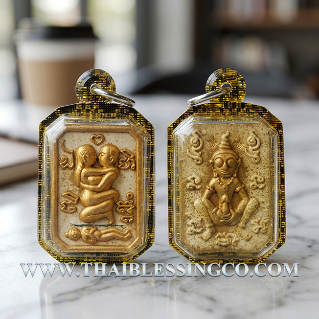 ✨ Sovereign Lust & Fortune: Authentic Thai Inn-Khoo Enthralling Wealth Talisman by Ajarn Tonrak (Suphan Buri) – Sacred 108 Herb Powder & Ghost Soil Edition for Extreme Seduction, Sales Dominance & Instant Luck (2568 BE Edition) ✨