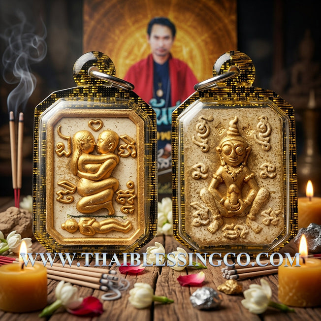 ✨ Sovereign Lust & Fortune: Authentic Thai Inn-Khoo Enthralling Wealth Talisman by Ajarn Tonrak (Suphan Buri) – Sacred 108 Herb Powder & Ghost Soil Edition for Extreme Seduction, Sales Dominance & Instant Luck (2568 BE Edition) ✨