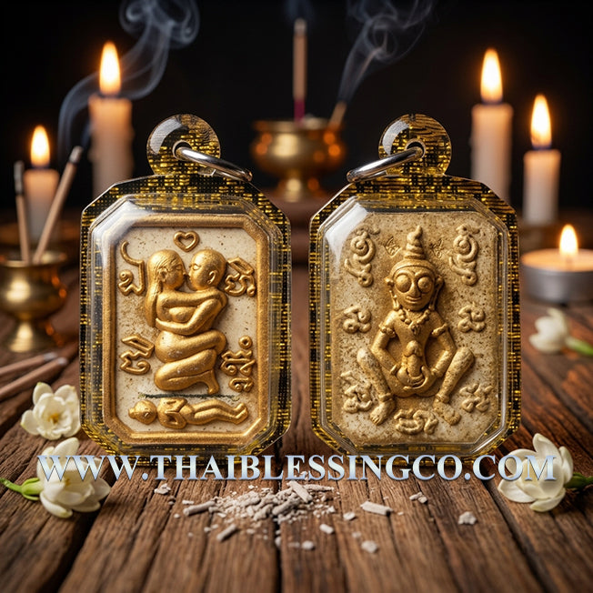 ✨ Sovereign Lust & Fortune: Authentic Thai Inn-Khoo Enthralling Wealth Talisman by Ajarn Tonrak (Suphan Buri) – Sacred 108 Herb Powder & Ghost Soil Edition for Extreme Seduction, Sales Dominance & Instant Luck (2568 BE Edition) ✨