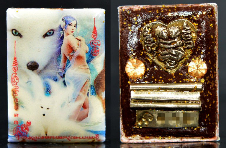 🔱 Sovereign Nine-Tailed Fox Astral Locket: The Ultimate Irresistible Charisma & Soulmate Attraction Talisman (Luang Pu In Edition B.E. 2568)