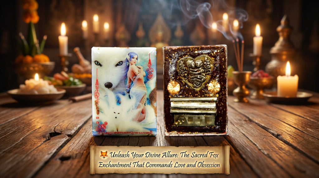 🔱 Sovereign Nine-Tailed Fox Astral Locket: The Ultimate Irresistible Charisma & Soulmate Attraction Talisman (Luang Pu In Edition B.E. 2568)