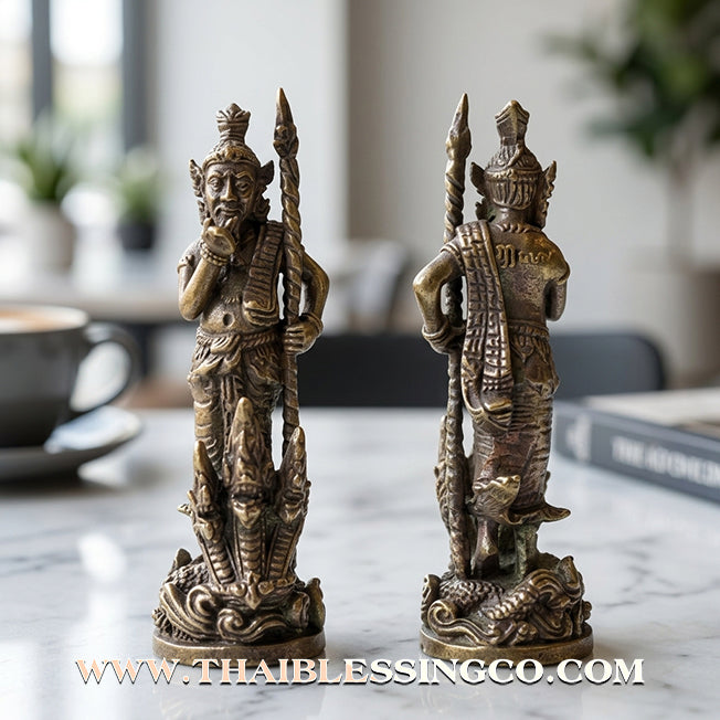 ✨ Sovereign Sage of Success: Authentic "Pu Reusi Siddhi Kodom" (The Accomplished Master) Nawa-Rit Alchemical Bronze Talisman by Luang Pu Boonmee (Wat Klum Ban Yaso) – 2559 BE Edition ✨