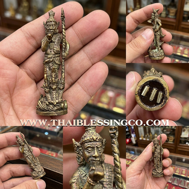 ✨ Sovereign Sage of Success: Authentic "Pu Reusi Siddhi Kodom" (The Accomplished Master) Nawa-Rit Alchemical Bronze Talisman by Luang Pu Boonmee (Wat Klum Ban Yaso) – 2559 BE Edition ✨
