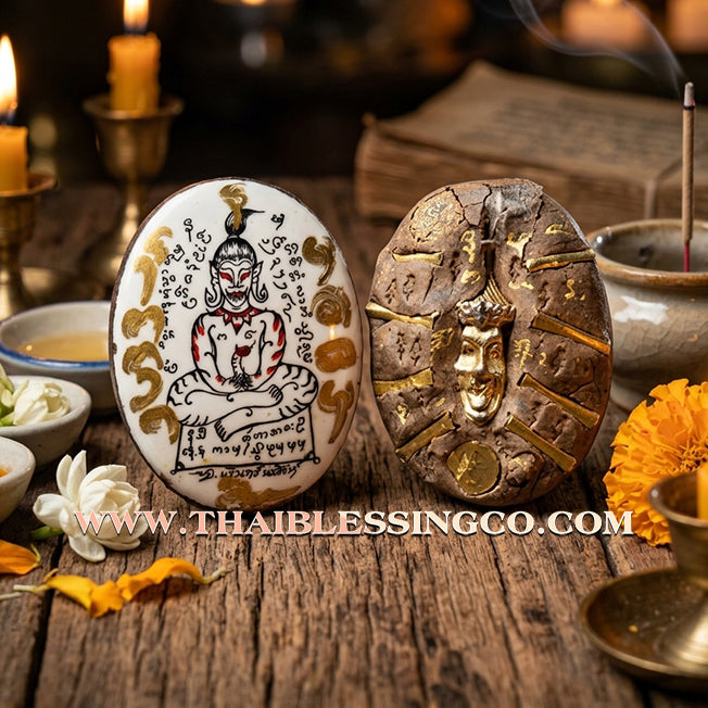 ✨ Sovereign Shadow King: Authentic "Phor Ngang Suea Gai" (The Transforming Tiger-Ngang) 1st Edition – "The Sinful Sage" (Kon Bap Nai Krab Nak Bun) by Arjan Narin Norasing – The Ultimate Weapon for Dominance, Hypnotic Charm, and Destiny Flipping ✨