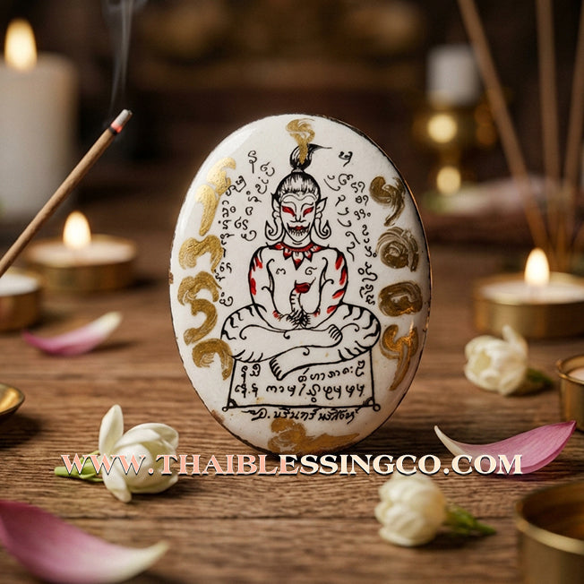 ✨ Sovereign Shadow King: Authentic "Phor Ngang Suea Gai" (The Transforming Tiger-Ngang) 1st Edition – "The Sinful Sage" (Kon Bap Nai Krab Nak Bun) by Arjan Narin Norasing – The Ultimate Weapon for Dominance, Hypnotic Charm, and Destiny Flipping ✨