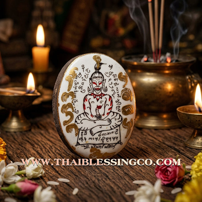✨ Sovereign Shadow King: Authentic "Phor Ngang Suea Gai" (The Transforming Tiger-Ngang) 1st Edition – "The Sinful Sage" (Kon Bap Nai Krab Nak Bun) by Arjan Narin Norasing – The Ultimate Weapon for Dominance, Hypnotic Charm, and Destiny Flipping ✨