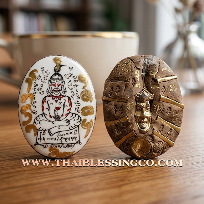 ✨ Sovereign Shadow King: Authentic "Phor Ngang Suea Gai" (The Transforming Tiger-Ngang) 1st Edition – "The Sinful Sage" (Kon Bap Nai Krab Nak Bun) by Arjan Narin Norasing – The Ultimate Weapon for Dominance, Hypnotic Charm, and Destiny Flipping ✨