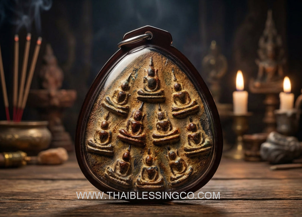 ✨ Sovereign Ten-Direction Buddha of Infinite Fortune: Ancient Lead Alloy Legacy Edition – Blessed by Luang Pu Maha Sila & Luang Phor Mian (B.E. 2567-2568)