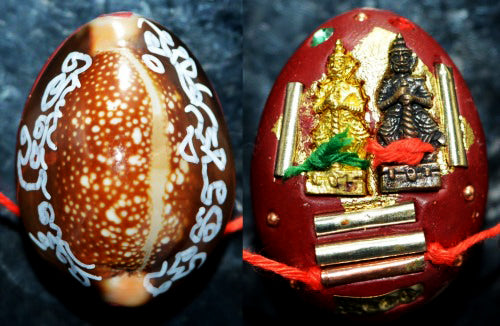 ✨ Sovereign Vessuwan Millionaire Bia Gae: The Ultimate Evil-Shielding & Wealth-Commanding Sacred Cowrie (Luang Pu Tha Edition B.E. 2565)