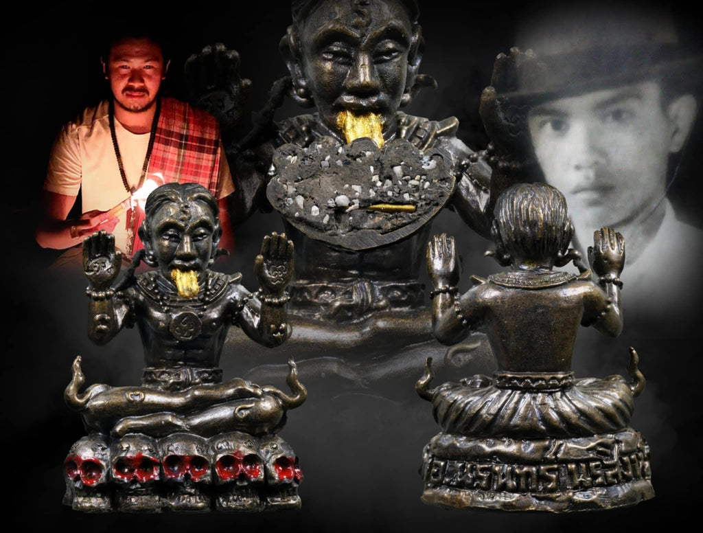 ✨ Sovereign Voice of Command: Authentic Lanna "Phaya Khao Kham" (Golden Horned Lord) Sacred Alchemical Metal Talisman by Arjan Narin Norasing – The Ancient Masterpiece for Persuasion, Destiny Flipping, and Absolute Authority ✨