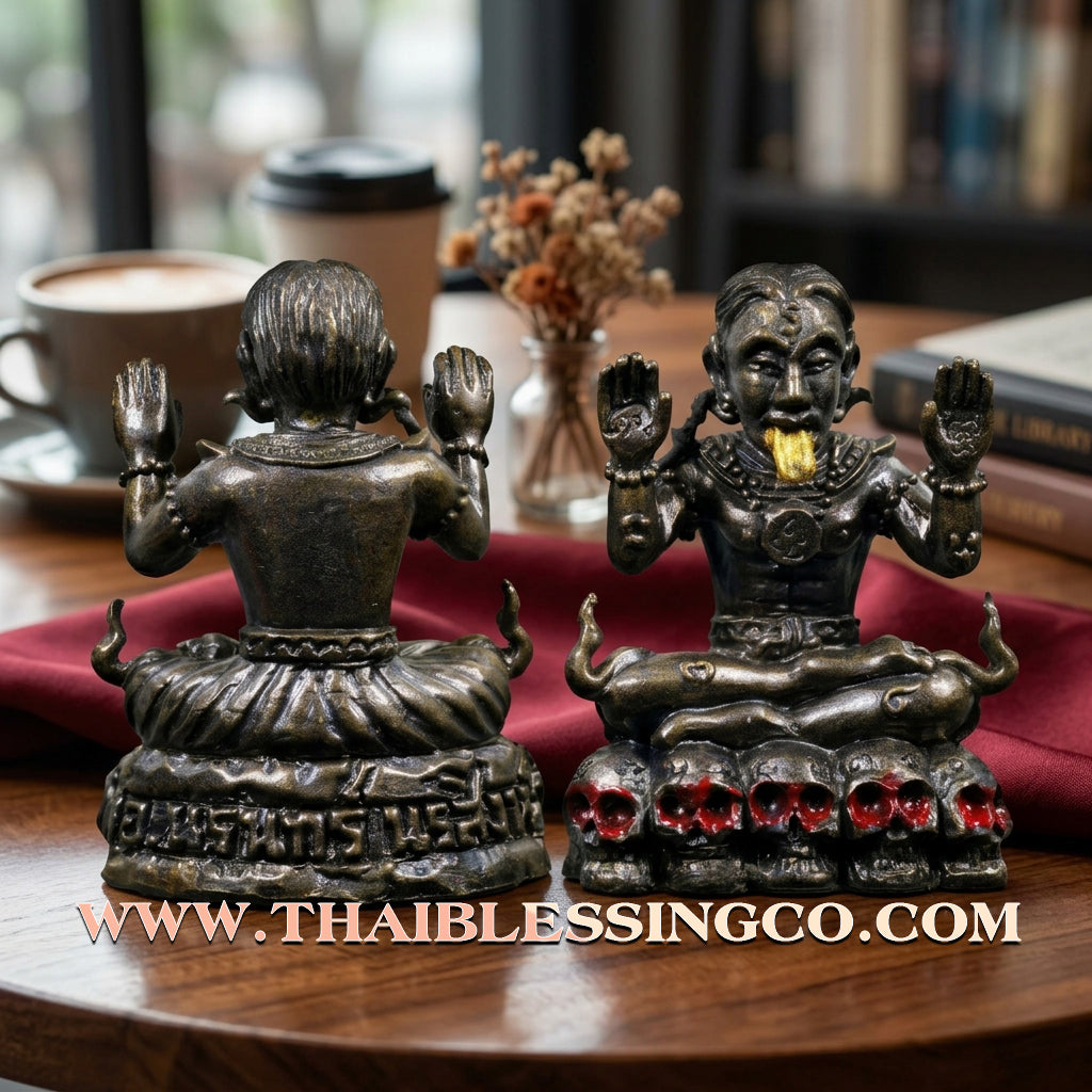 ✨ Sovereign Voice of Command: Authentic Lanna "Phaya Khao Kham" (Golden Horned Lord) Sacred Alchemical Metal Talisman by Arjan Narin Norasing – The Ancient Masterpiece for Persuasion, Destiny Flipping, and Absolute Authority ✨
