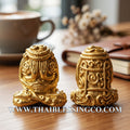 ✨ Sovereign Wealth Guardian: Authentic Thai Phra Pidta Yan Yung Sacred Mixed Brass Talisman by Luang Pu Khaek (Wat Sunthon Pradit) – "Miraculous Wealth Everywhere" Edition (2554 BE) ✨