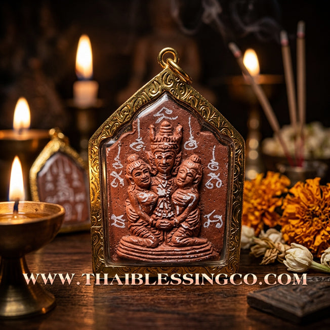 ✨ 🤎 Sovereign of Earthly Abundance: Khun Phaen Lanna Phaya Khao Kham "Saneh Nang Khruan Edition" by Kruba Nong (2026) – Wealth Manifestation, 7-Color Enchantment Gems, & Supreme Prosperity ✨ 🤎