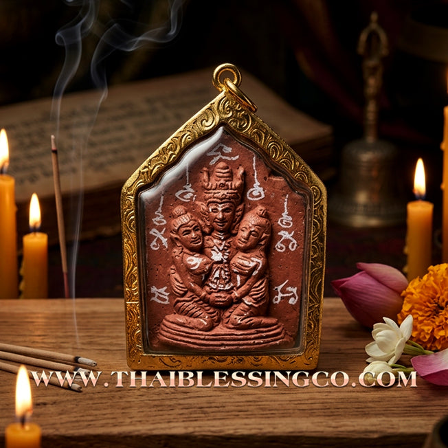 ✨ 🤎 Sovereign of Earthly Abundance: Khun Phaen Lanna Phaya Khao Kham "Saneh Nang Khruan Edition" by Kruba Nong (2026) – Wealth Manifestation, 7-Color Enchantment Gems, & Supreme Prosperity ✨ 🤎