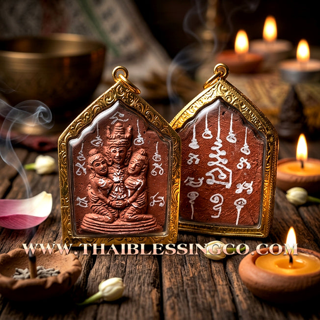 ✨ 🤎 Sovereign of Earthly Abundance: Khun Phaen Lanna Phaya Khao Kham "Saneh Nang Khruan Edition" by Kruba Nong (2026) – Wealth Manifestation, 7-Color Enchantment Gems, & Supreme Prosperity ✨ 🤎