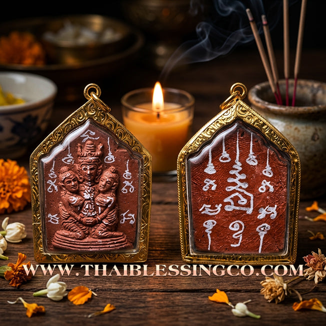✨ 🤎 Sovereign of Earthly Abundance: Khun Phaen Lanna Phaya Khao Kham "Saneh Nang Khruan Edition" by Kruba Nong (2026) – Wealth Manifestation, 7-Color Enchantment Gems, & Supreme Prosperity ✨ 🤎