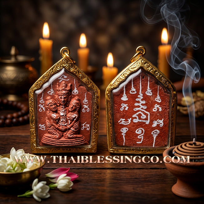 ✨ 🤎 Sovereign of Earthly Abundance: Khun Phaen Lanna Phaya Khao Kham "Saneh Nang Khruan Edition" by Kruba Nong (2026) – Wealth Manifestation, 7-Color Enchantment Gems, & Supreme Prosperity ✨ 🤎