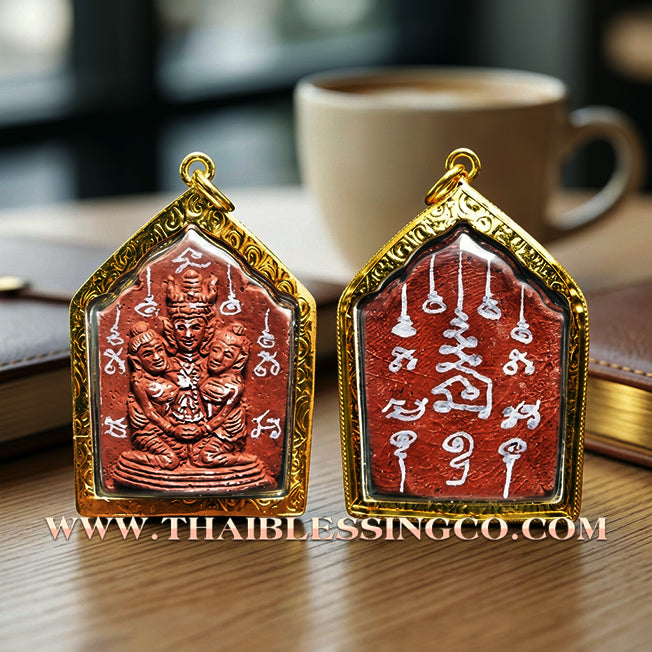 ✨ 🤎 Sovereign of Earthly Abundance: Khun Phaen Lanna Phaya Khao Kham "Saneh Nang Khruan Edition" by Kruba Nong (2026) – Wealth Manifestation, 7-Color Enchantment Gems, & Supreme Prosperity ✨ 🤎