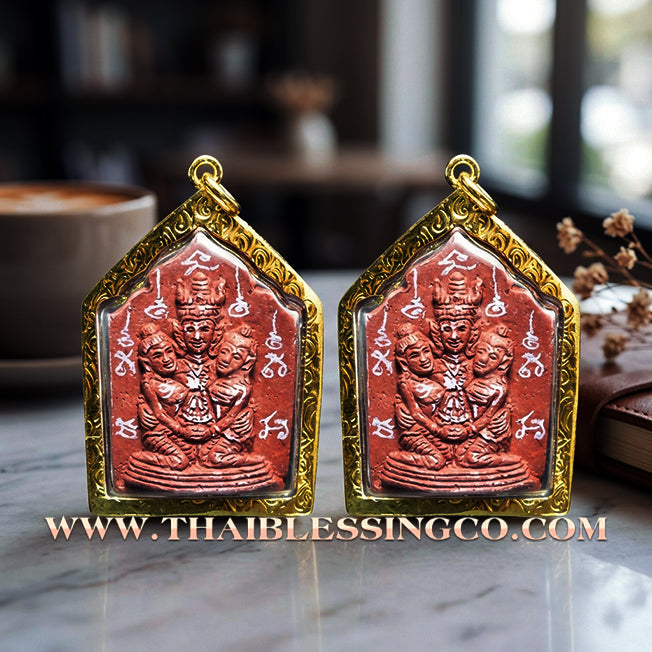✨ 🤎 Sovereign of Earthly Abundance: Khun Phaen Lanna Phaya Khao Kham "Saneh Nang Khruan Edition" by Kruba Nong (2026) – Wealth Manifestation, 7-Color Enchantment Gems, & Supreme Prosperity ✨ 🤎