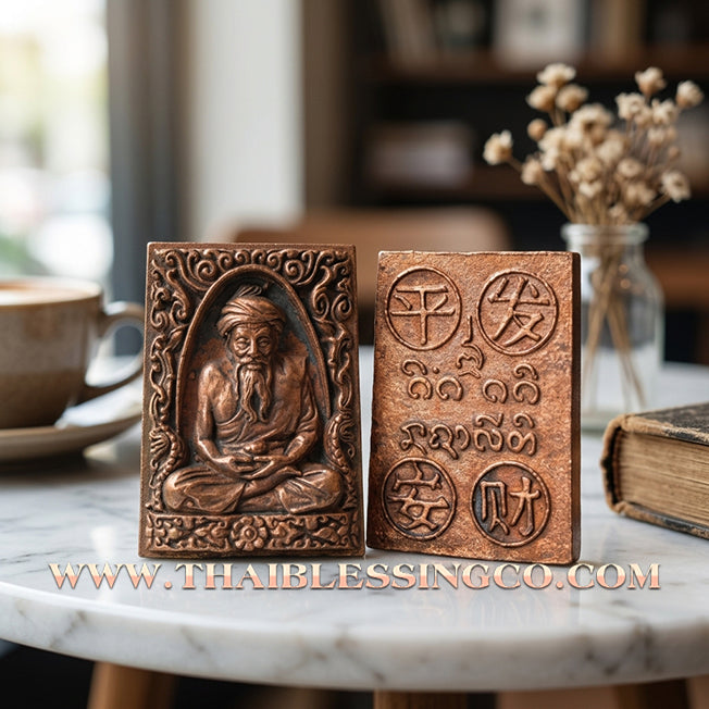 ✨ 🧘 Sovereign of Fivefold Fortune: Ruesi Benja Maha Choke "The Ascetic Master" by Luang Phor Chamnan (2015) – Sacred Samrit Bronze, Divine Wisdom, & Supreme Prosperity ✨ 🧘