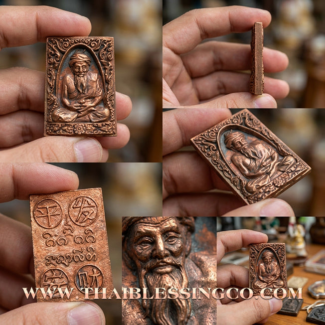 ✨ 🧘 Sovereign of Fivefold Fortune: Ruesi Benja Maha Choke "The Ascetic Master" by Luang Phor Chamnan (2015) – Sacred Samrit Bronze, Divine Wisdom, & Supreme Prosperity ✨ 🧘