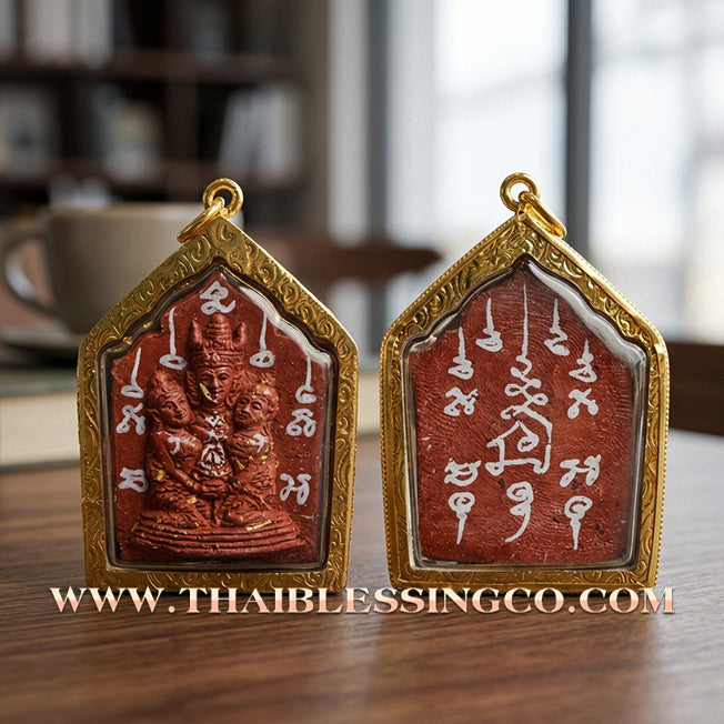 ✨ 💰 Sovereign of Red Fortune: Khun Phaen Lanna Phaya Khao Kham "Saneh Nang Khruan Edition" by Kruba Nong (2026) – Lord of Wealth, Flower Enchantment, & Infinite Prosperity ✨ 💰