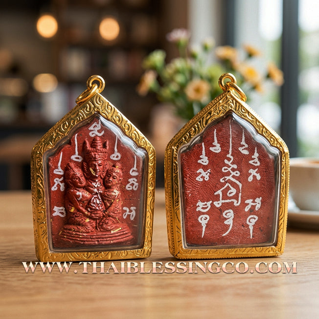 ✨ 💰 Sovereign of Red Fortune: Khun Phaen Lanna Phaya Khao Kham "Saneh Nang Khruan Edition" by Kruba Nong (2026) – Lord of Wealth, Flower Enchantment, & Infinite Prosperity ✨ 💰