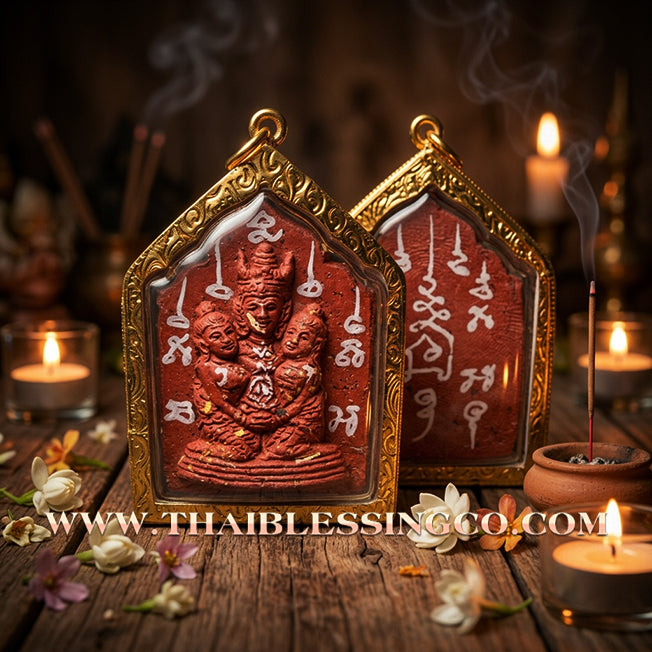 ✨ 💰 Sovereign of Red Fortune: Khun Phaen Lanna Phaya Khao Kham "Saneh Nang Khruan Edition" by Kruba Nong (2026) – Lord of Wealth, Flower Enchantment, & Infinite Prosperity ✨ 💰