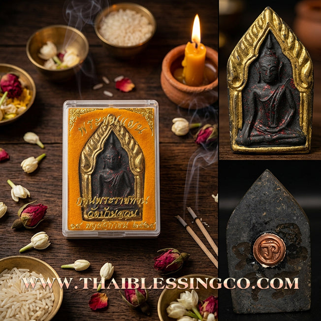 ✨ 👑 Sovereign of Royal Merit: Khun Phaen "Kathin Phra Ratchathan" by Luang Phor Phrom (2021) – 108 Sacred Herb Essence, Royal Blessing, & Supreme Prosperity ✨ 👑