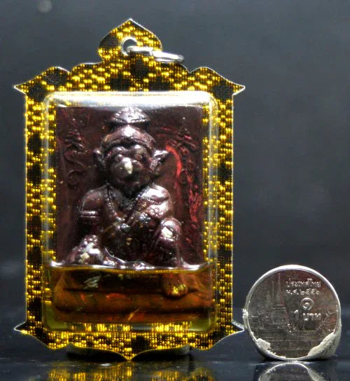 ✨ Spirit of the Mekong – Pu Chao Saming Phrai Herb Powder Amulet with Sacred Oil Blending for Protection and Charm