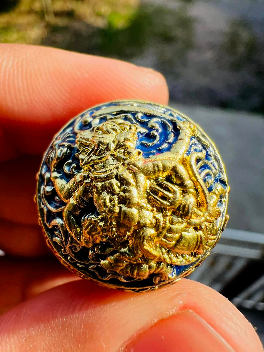 ✨ Supreme Mercury Warning Bell Talisman – Khao Or First Edition Dual Power Rahu Hanuman Amulet for Ultimate Protection & Prosperity