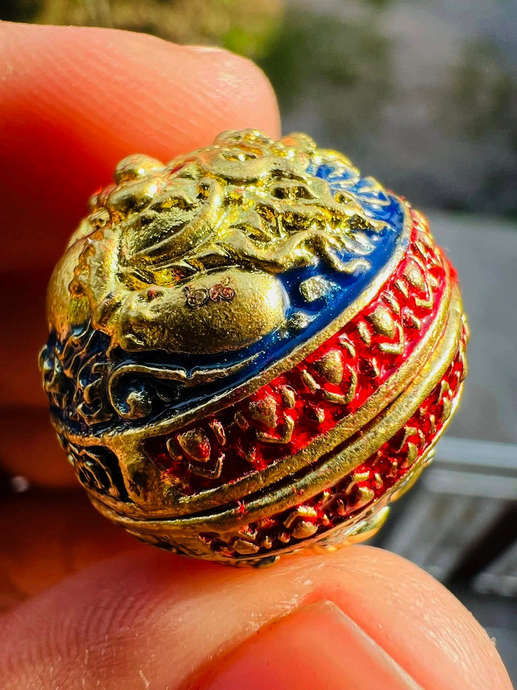 ✨ Supreme Mercury Warning Bell Talisman – Khao Or First Edition Dual Power Rahu Hanuman Amulet for Ultimate Protection & Prosperity