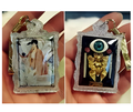 ✨ Supreme Nine-Tailed Fox Celestial Locket: The Ultimate Talisman for Elite Charisma, Wealth Magnetism, and Social Mastery by Luang Pu In (2025 Grand Edition)