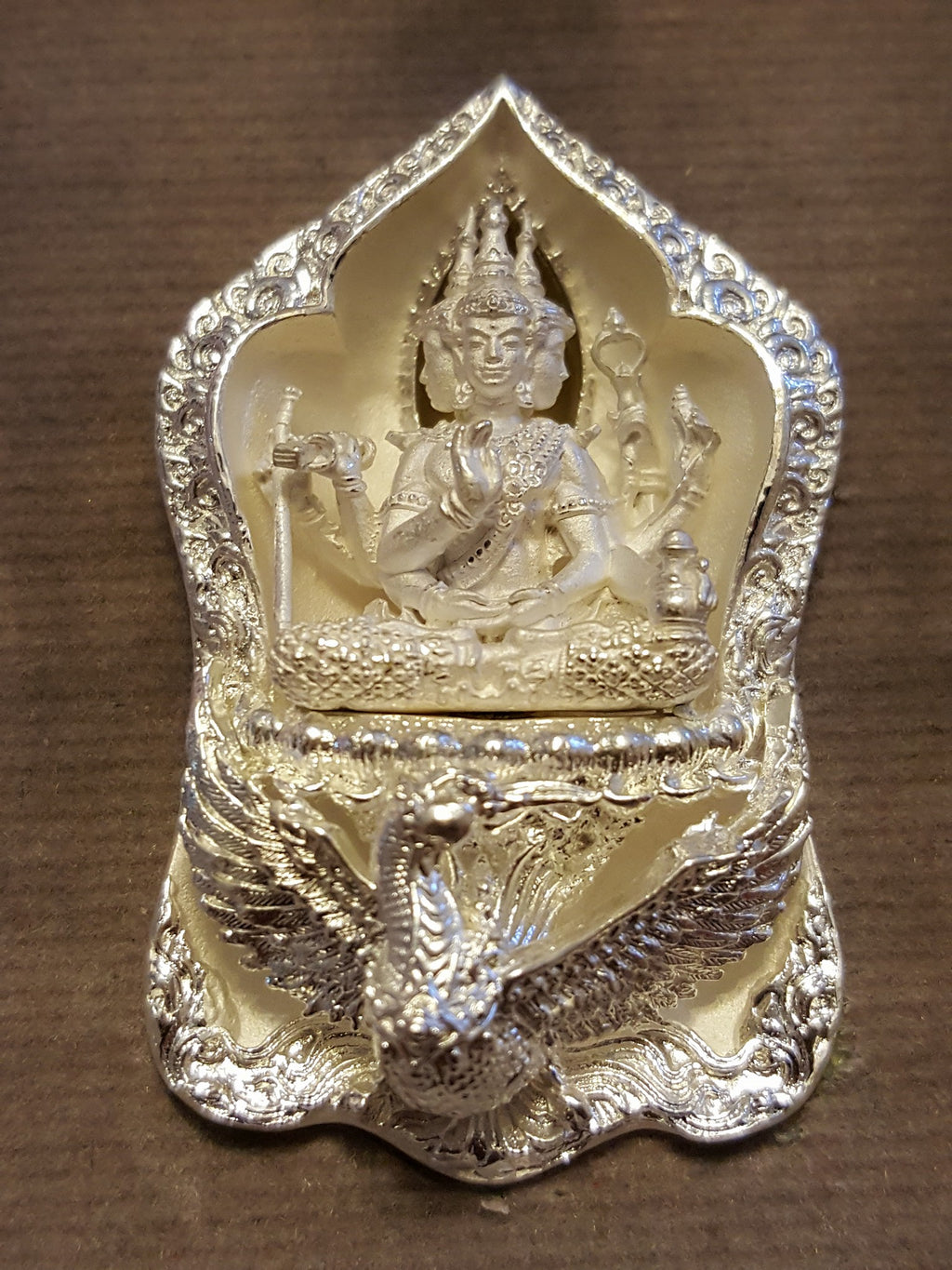 ✨ Supreme Siam Brahma Deity Medallion – Four‑Faced Blessings, Wisdom & Prosperity Amulet by Luang Pu Khampheng, Makha Ngam Hermitage, Kamphaeng Phet
