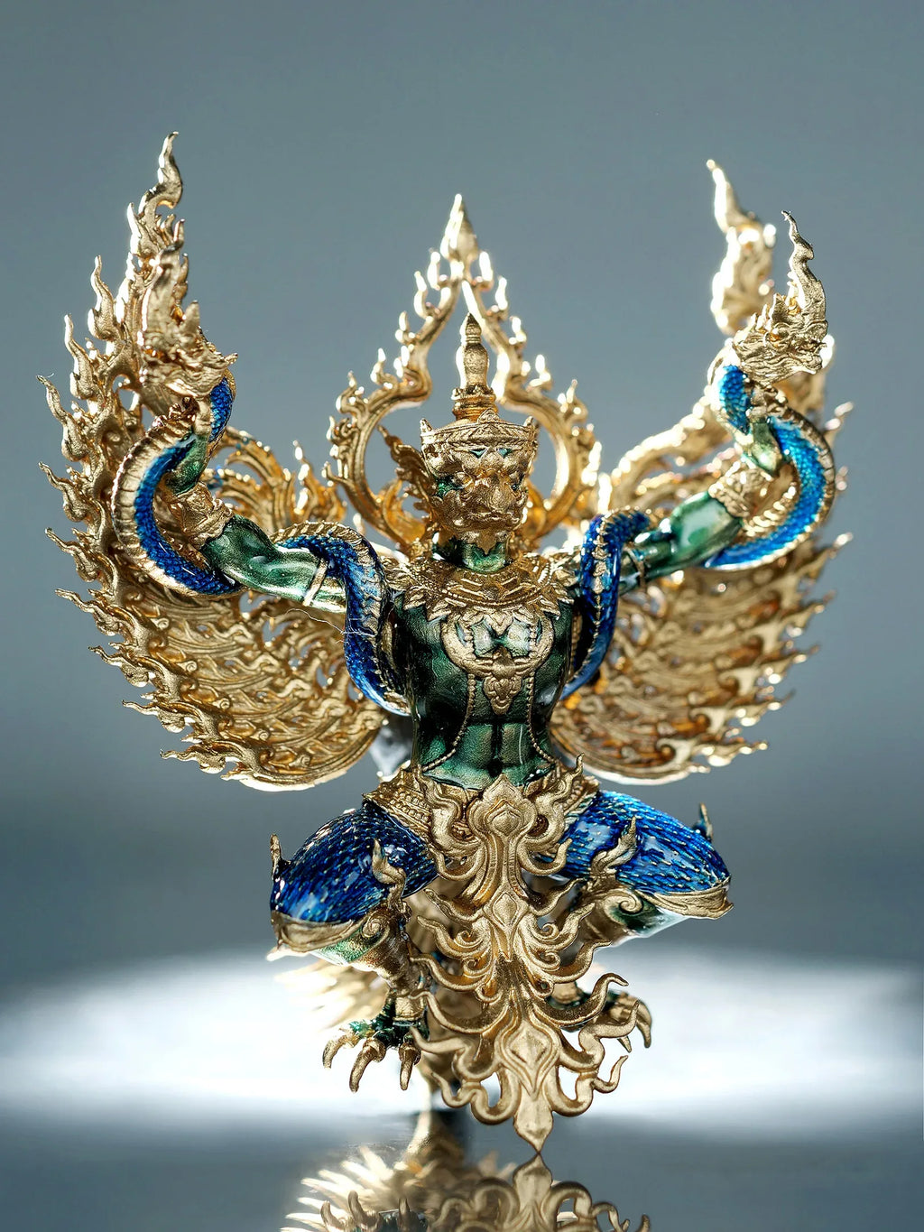 ✨ Supreme Phaya Subwannaphat Garuda – 100‑Year Fortune, Rank & Prestige Power Amulet by Luang Pho Phat (First Buddhist‑Art Garuda Edition, Wat Huai Duan)