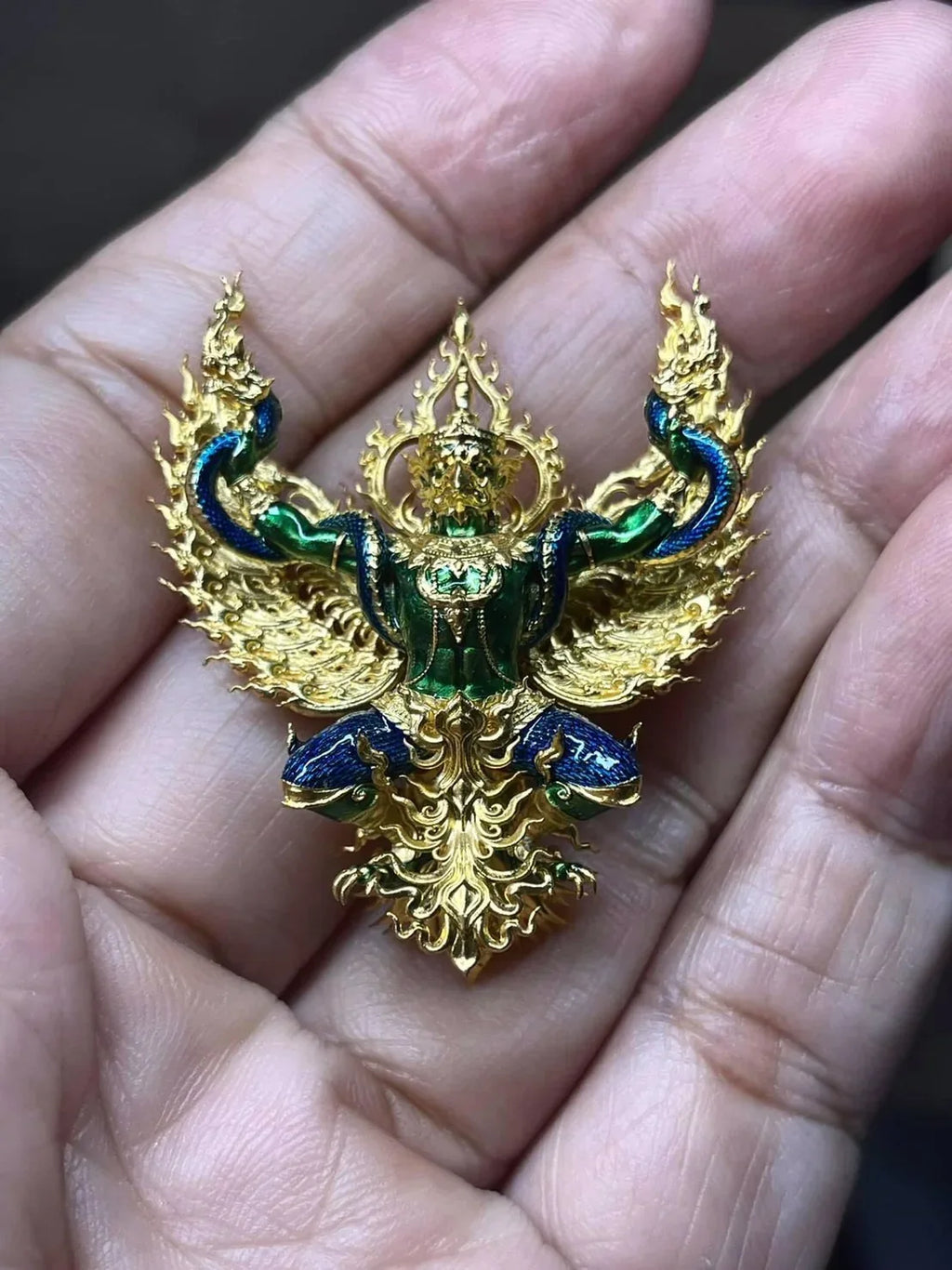 ✨ Supreme Phaya Subwannaphat Garuda – 100‑Year Fortune, Rank & Prestige Power Amulet by Luang Pho Phat (First Buddhist‑Art Garuda Edition, Wat Huai Duan)