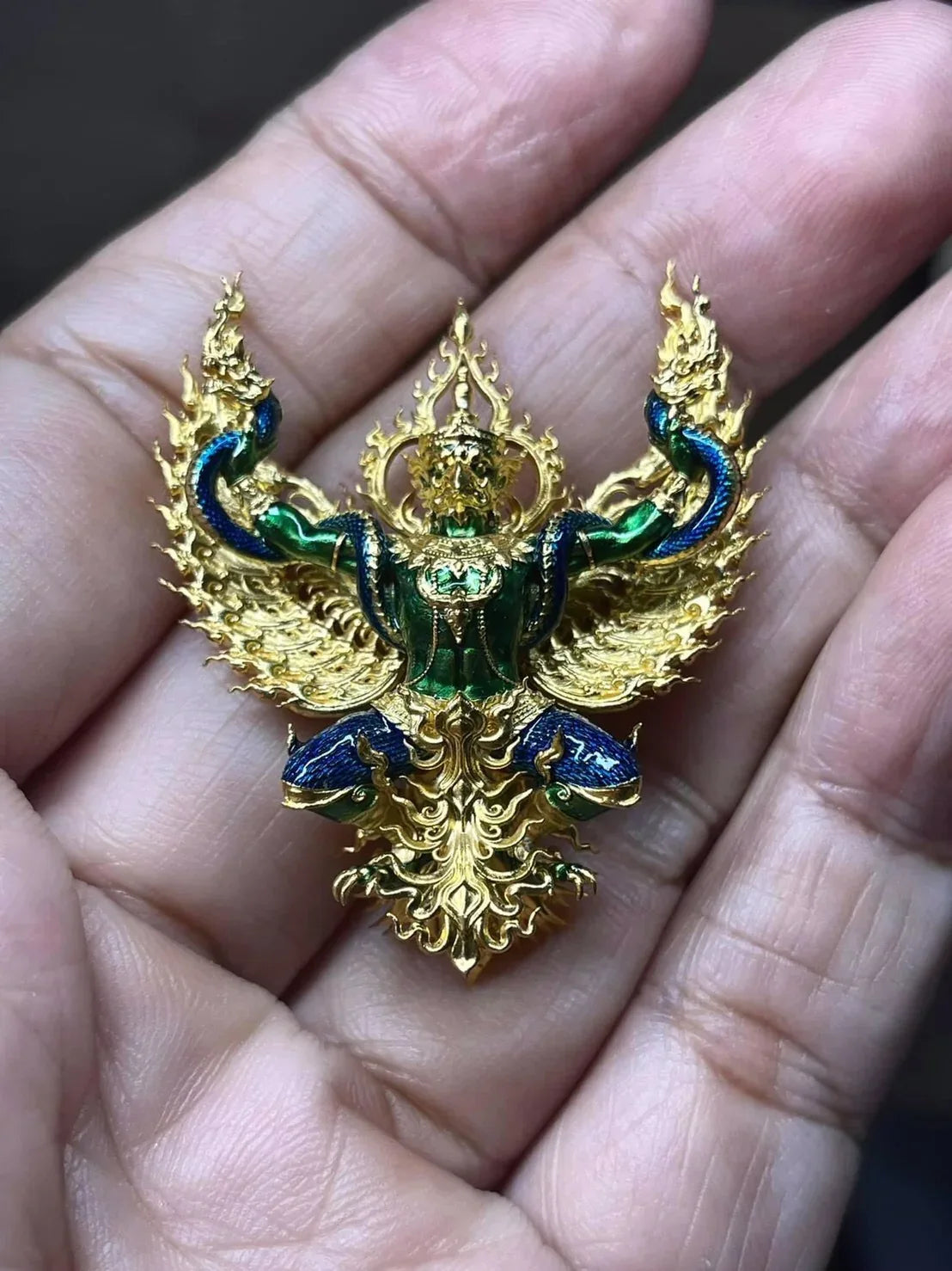 ✨ Supreme Phaya Subwannaphat Garuda – 100‑Year Fortune, Rank & Prestige Power Amulet by Luang Pho Phat (First Buddhist‑Art Garuda Edition, Wat Huai Duan)