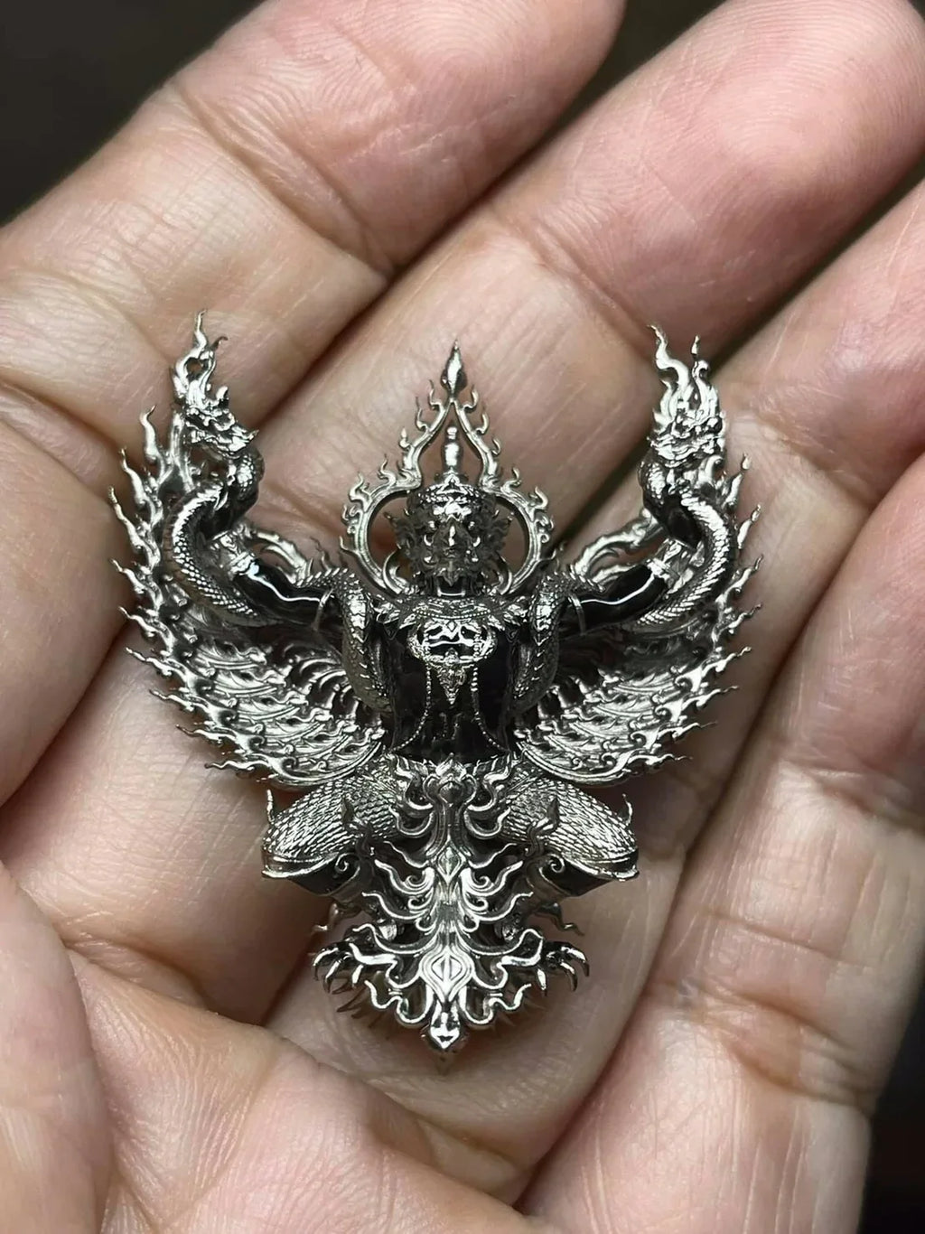 ✨ Supreme Phaya Subwannaphat Garuda – 100‑Year Fortune, Rank & Prestige Power Amulet by Luang Pho Phat (First Buddhist‑Art Garuda Edition, Wat Huai Duan)