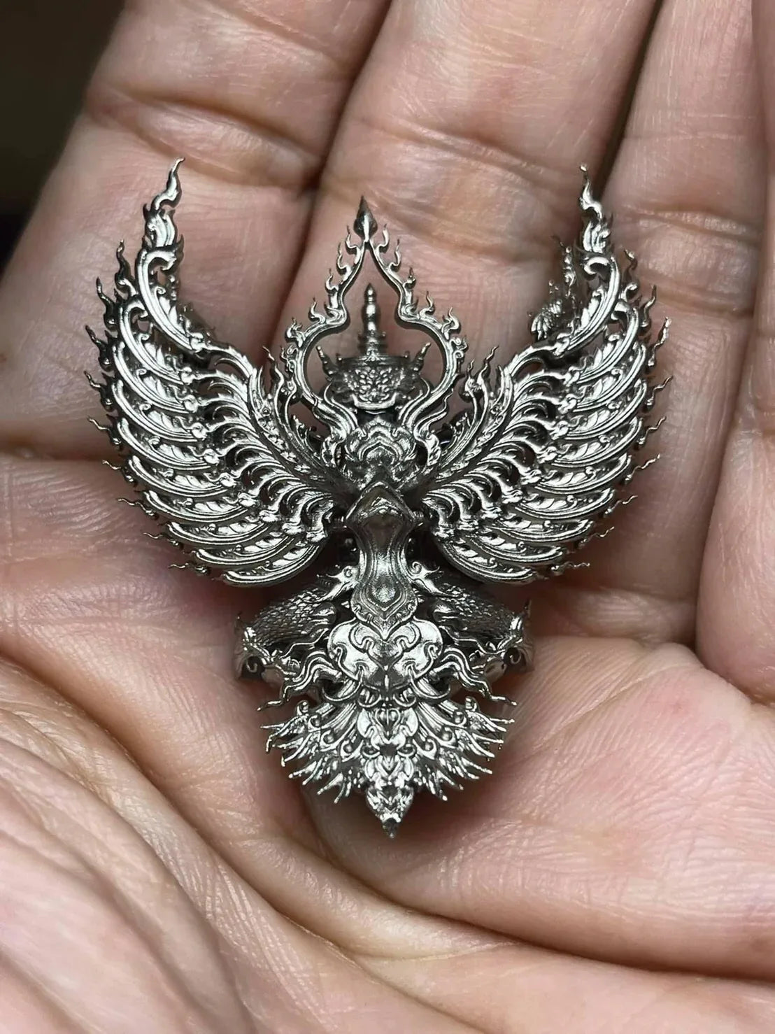 ✨ Supreme Phaya Subwannaphat Garuda – 100‑Year Fortune, Rank & Prestige Power Amulet by Luang Pho Phat (First Buddhist‑Art Garuda Edition, Wat Huai Duan)