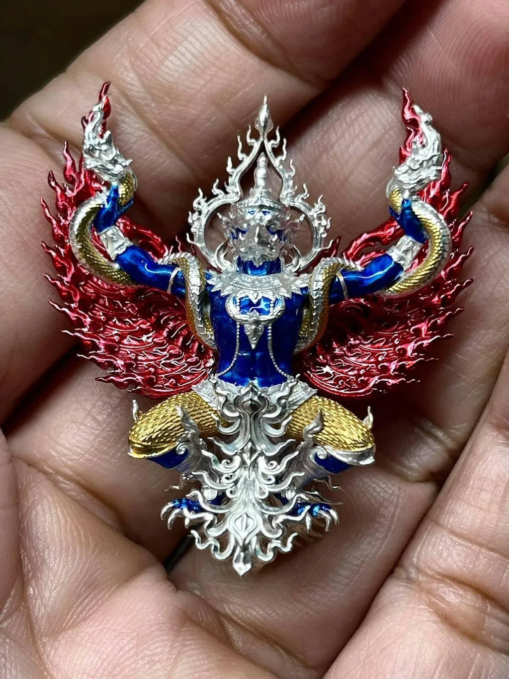 ✨ Supreme Phaya Subwannaphat Garuda – 100‑Year Fortune, Rank & Prestige Power Amulet by Luang Pho Phat (First Buddhist‑Art Garuda Edition, Wat Huai Duan)