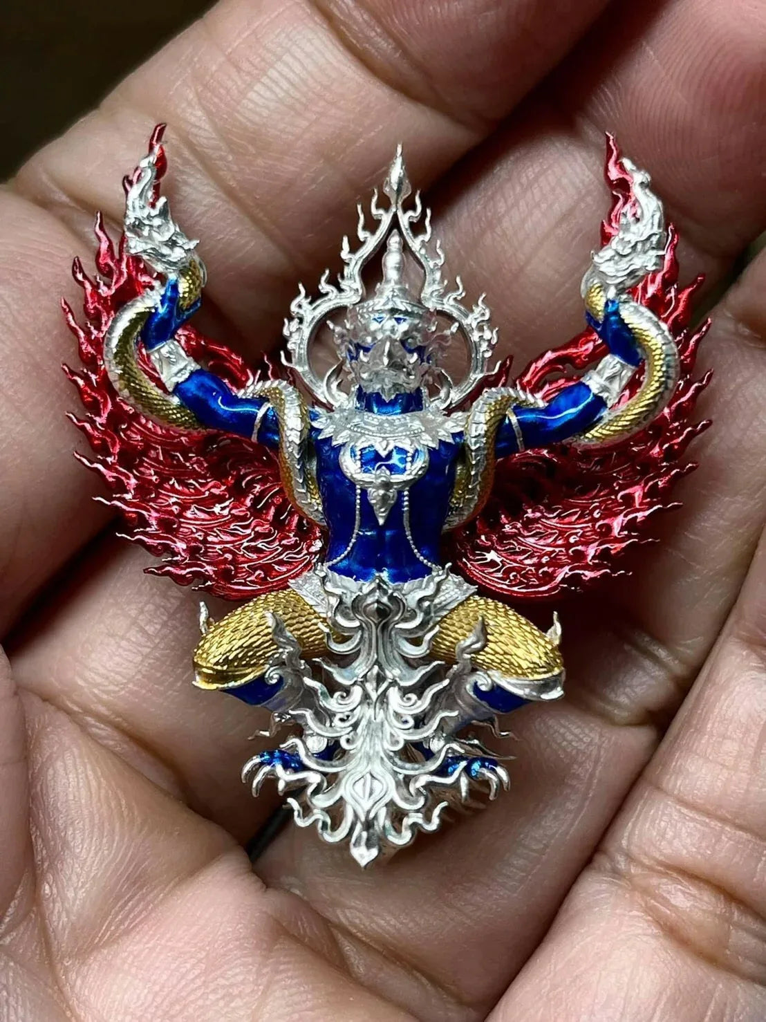 ✨ Supreme Phaya Subwannaphat Garuda – 100‑Year Fortune, Rank & Prestige Power Amulet by Luang Pho Phat (First Buddhist‑Art Garuda Edition, Wat Huai Duan)