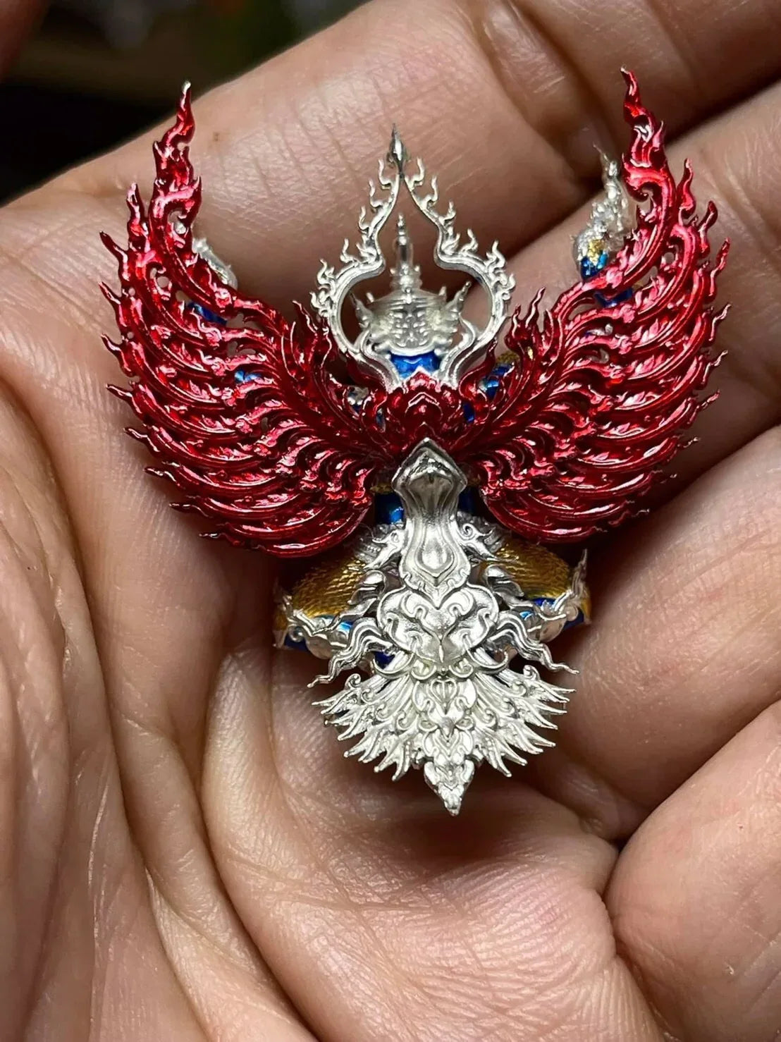 ✨ Supreme Phaya Subwannaphat Garuda – 100‑Year Fortune, Rank & Prestige Power Amulet by Luang Pho Phat (First Buddhist‑Art Garuda Edition, Wat Huai Duan)