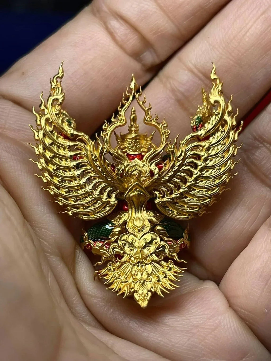 ✨ Supreme Phaya Subwannaphat Garuda – 100‑Year Fortune, Rank & Prestige Power Amulet by Luang Pho Phat (First Buddhist‑Art Garuda Edition, Wat Huai Duan)