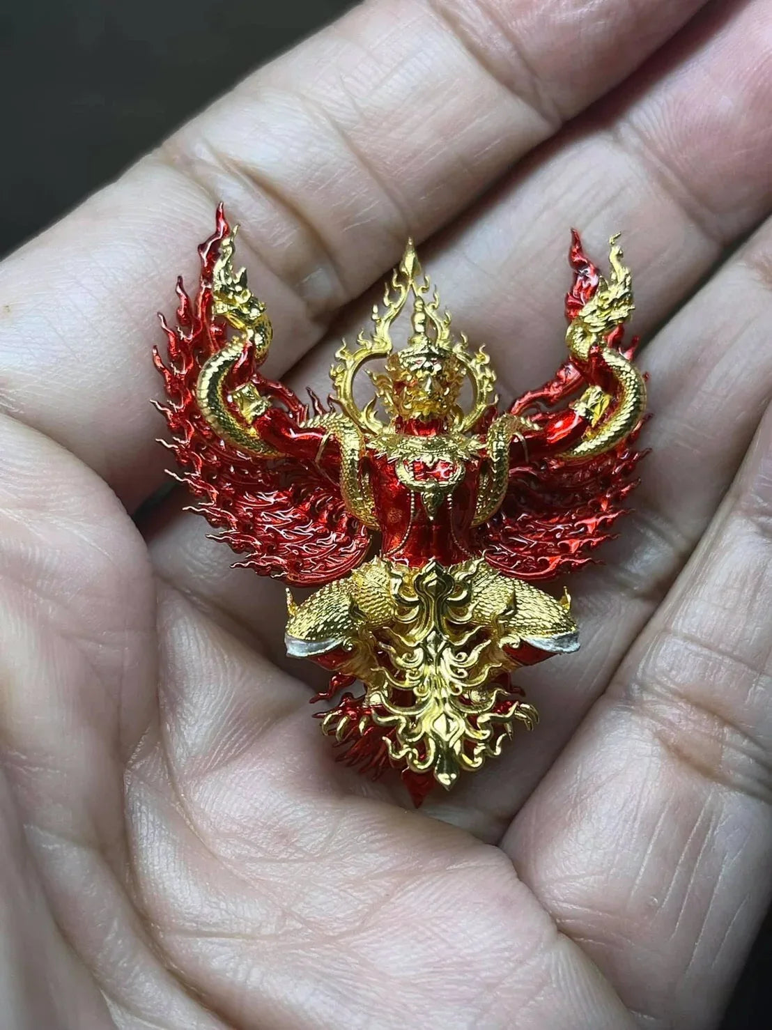 ✨ Supreme Phaya Subwannaphat Garuda – 100‑Year Fortune, Rank & Prestige Power Amulet by Luang Pho Phat (First Buddhist‑Art Garuda Edition, Wat Huai Duan)