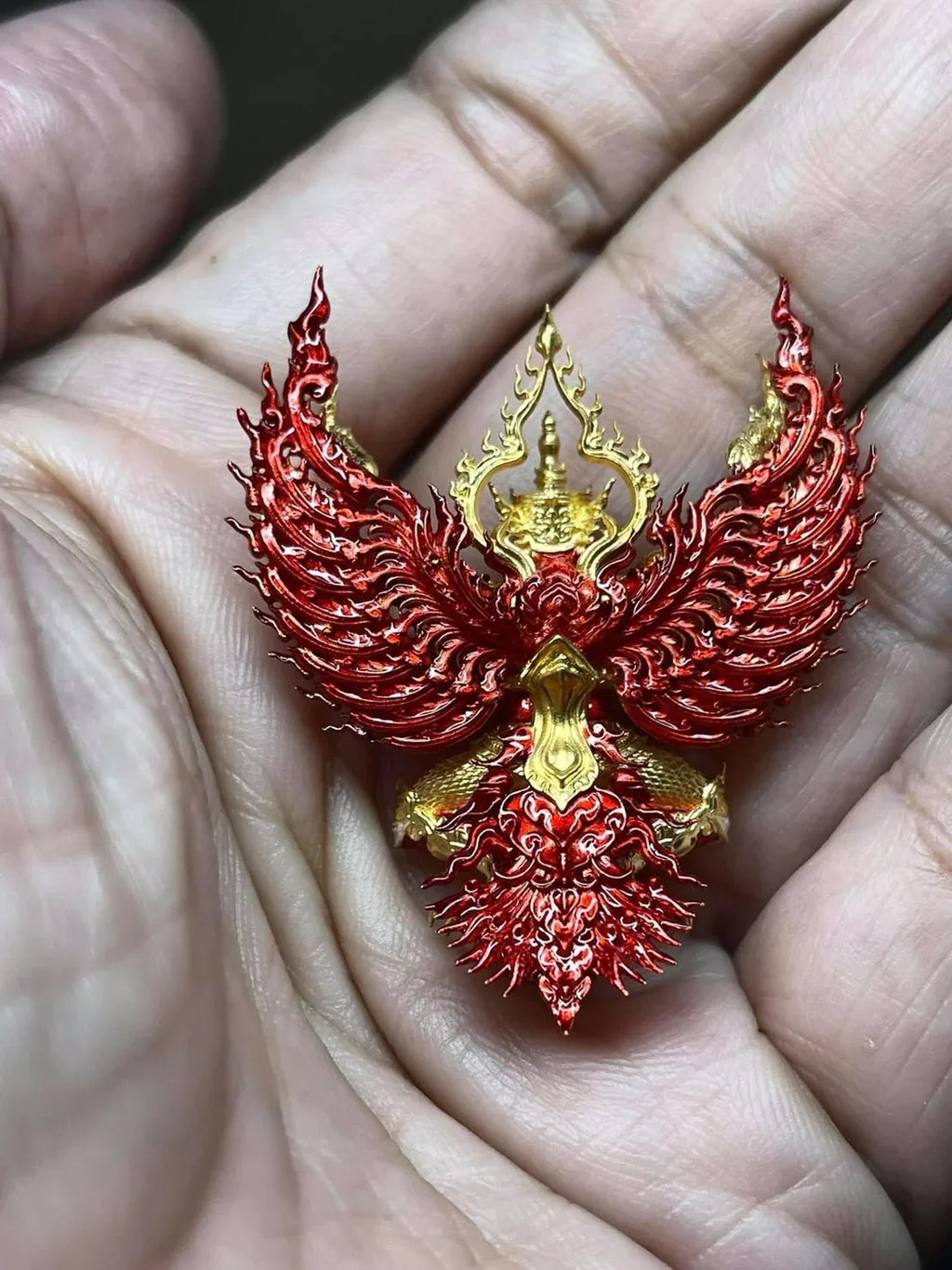 ✨ Supreme Phaya Subwannaphat Garuda – 100‑Year Fortune, Rank & Prestige Power Amulet by Luang Pho Phat (First Buddhist‑Art Garuda Edition, Wat Huai Duan)