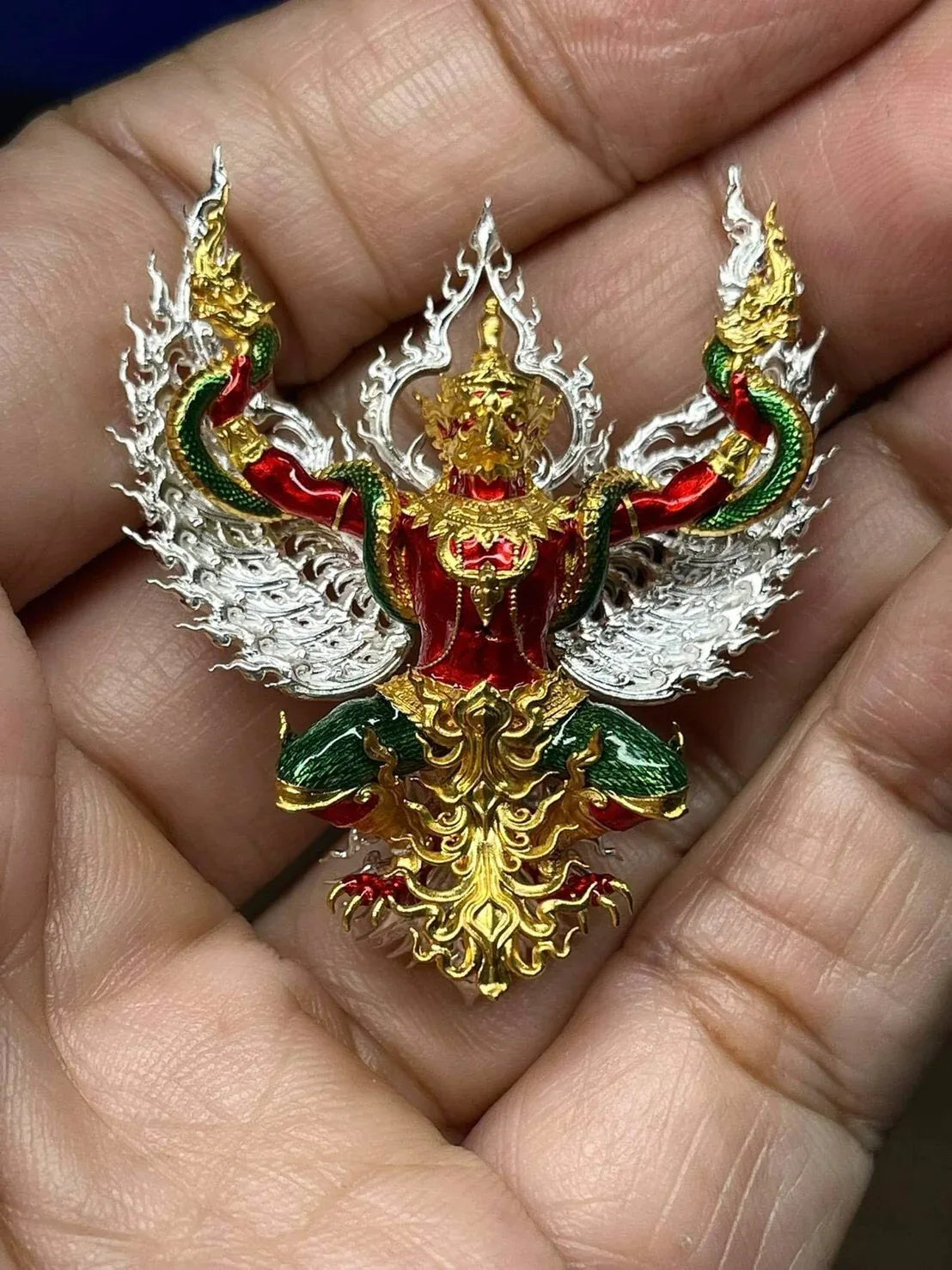 ✨ Supreme Phaya Subwannaphat Garuda – 100‑Year Fortune, Rank & Prestige Power Amulet by Luang Pho Phat (First Buddhist‑Art Garuda Edition, Wat Huai Duan)