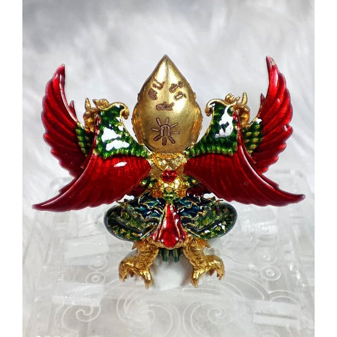 🦅 Supreme “Rich Authority Garuda” – Phaya Suban Paksee Wealth & Power Amulet by Luang Pu Chatch, Wat Ban Poon (3.5 x 3.5 cm)