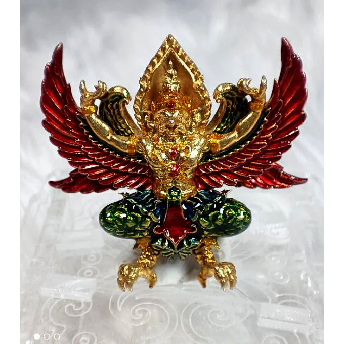 🦅 Supreme “Rich Authority Garuda” – Phaya Suban Paksee Wealth & Power Amulet by Luang Pu Chatch, Wat Ban Poon (3.5 x 3.5 cm)