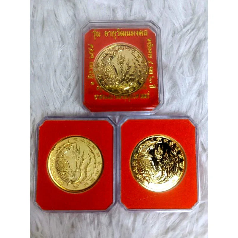 ✨ Supreme “Wealth Sarika Deva” Medallion – Fortune, Sweet Speech & Client Attraction Talisman by Kruba Krisana (60th Birthday Auspicious Edition)