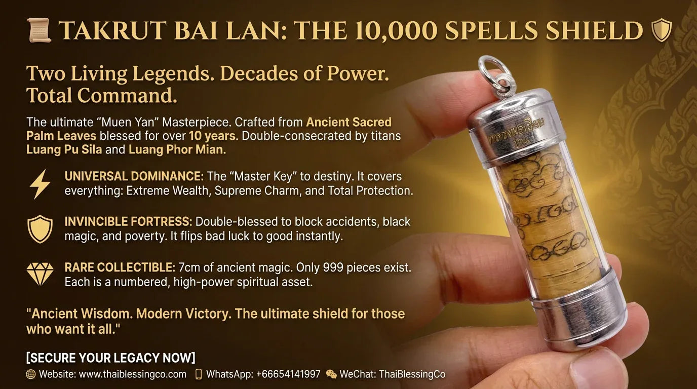 📜 TAKRUT BAI LAN: THE 10,000 SPELLS SHIELD 🛡️ The Legacy of Two Masters: Align Your Life with the Ultimate Sovereign Wisdom Scroll